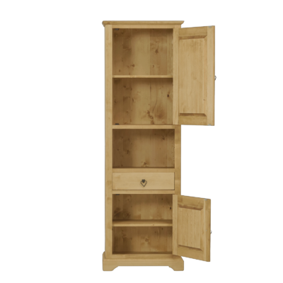 Bonnetière Chalet Sculptée 2 Portes+Tiroir+Niche en Pin Massif - meublespin.fr - Armoires en bois massif Bonnetière Chalet Sculptée 2 Portes+Tiroir+Niche en Pin Massif Armoires en bois massif meublespin.fr - mobilier et de décoration de style montagne ou chalet- meubles en pin, mobilier en bois massif de qualité, canapés convertibles - https://meublespin.fr