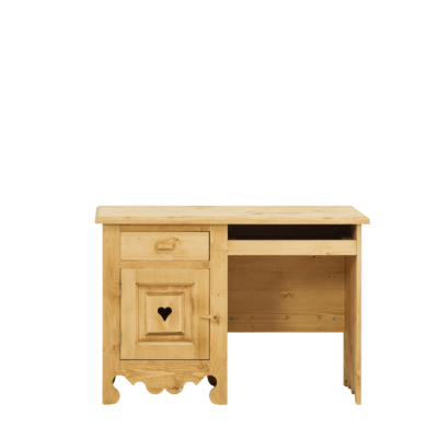 Bureau 1 Porte + 1Tiroir en Pin Massif 110 cm - meublespin.fr - Chamonix Bureau 1 Porte + 1Tiroir en Pin Massif 110 cm Chamonix meublespin.fr - mobilier et de décoration de style montagne ou chalet- meubles en pin, mobilier en bois massif de qualité, canapés convertibles - https://meublespin.fr