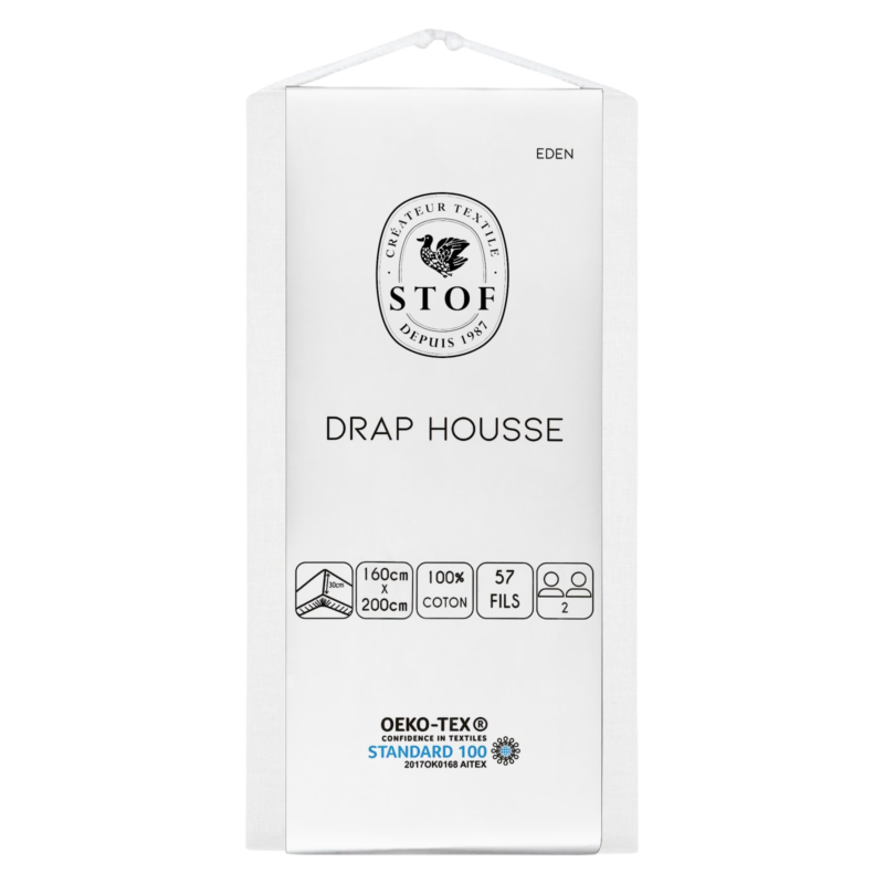 Drap Housse Blanc 160 x 200 CM Draps housses meublespin.fr - mobilier et de décoration de style montagne ou chalet- meubles en pin, mobilier en bois massif de qualité, canapés convertibles - https://meublespin.fr