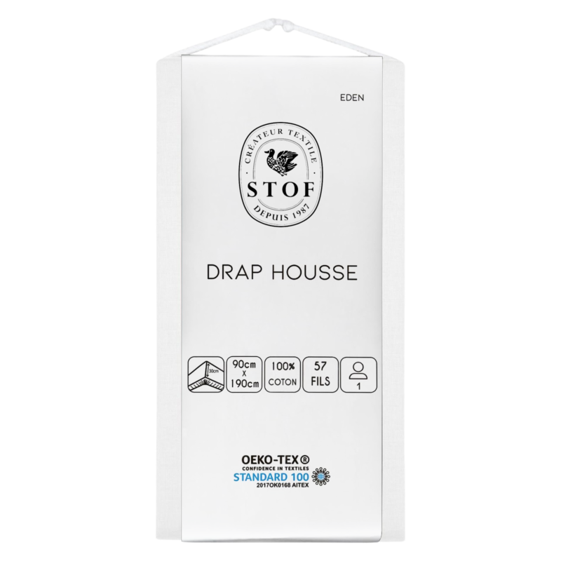 Drap Housse Blanc 90 x 190 CM Draps housses meublespin.fr - mobilier et de décoration de style montagne ou chalet- meubles en pin, mobilier en bois massif de qualité, canapés convertibles - https://meublespin.fr