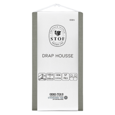 Drap Housse Gris Souris 160 x 200 CM Draps housses meublespin.fr - mobilier et de décoration de style montagne ou chalet- meubles en pin, mobilier en bois massif de qualité, canapés convertibles - https://meublespin.fr