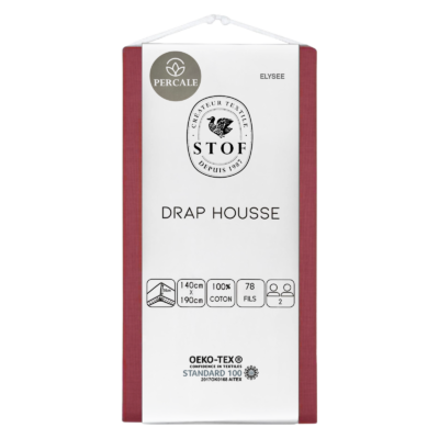 Drap Housse Rouge 140 x 190 CM Draps housses meublespin.fr - mobilier et de décoration de style montagne ou chalet- meubles en pin, mobilier en bois massif de qualité, canapés convertibles - https://meublespin.fr