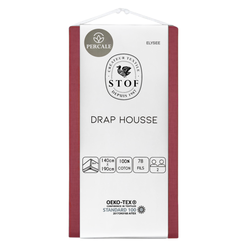 Drap Housse Rouge 140 x 190 CM Draps housses meublespin.fr - mobilier et de décoration de style montagne ou chalet- meubles en pin, mobilier en bois massif de qualité, canapés convertibles - https://meublespin.fr
