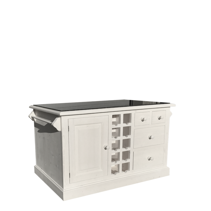 Grand billot de cuisine double face 135 cm – CIRÉ BLANC Chamonix meublespin.fr - mobilier et de décoration de style montagne ou chalet- meubles en pin, mobilier en bois massif de qualité, canapés convertibles - https://meublespin.fr