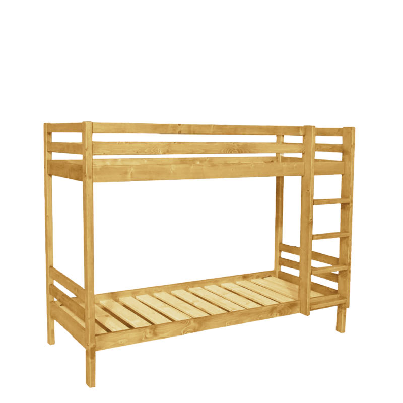 Lit Superposé en Pin Massif VAL THORENS 90 x 190 cm Chamonix meublespin.fr - mobilier et de décoration de style montagne ou chalet- meubles en pin, mobilier en bois massif de qualité, canapés convertibles - https://meublespin.fr