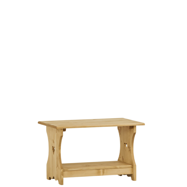 Table Basse Coeur Chamonix en Pin Massif 70 x 45 cm Chamonix meublespin.fr - vente de mobilier et de décoration de style montagne ou chalet- vente de meubles en pin et canapés convertibles - https://meublespin.fr