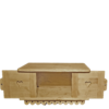 Table Basse Coffre en Pin Massif Sculpté Village 100 cm Chamonix meublespin.fr - vente de mobilier et de décoration de style montagne ou chalet- vente de meubles en pin et canapés convertibles - https://meublespin.fr