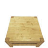 Table Basse Carrée Morzine 80 x 80 cm Bois Pin Massif Morzine meublespin.fr - vente de mobilier et de décoration de style montagne ou chalet- vente de meubles en pin et canapés convertibles - https://meublespin.fr