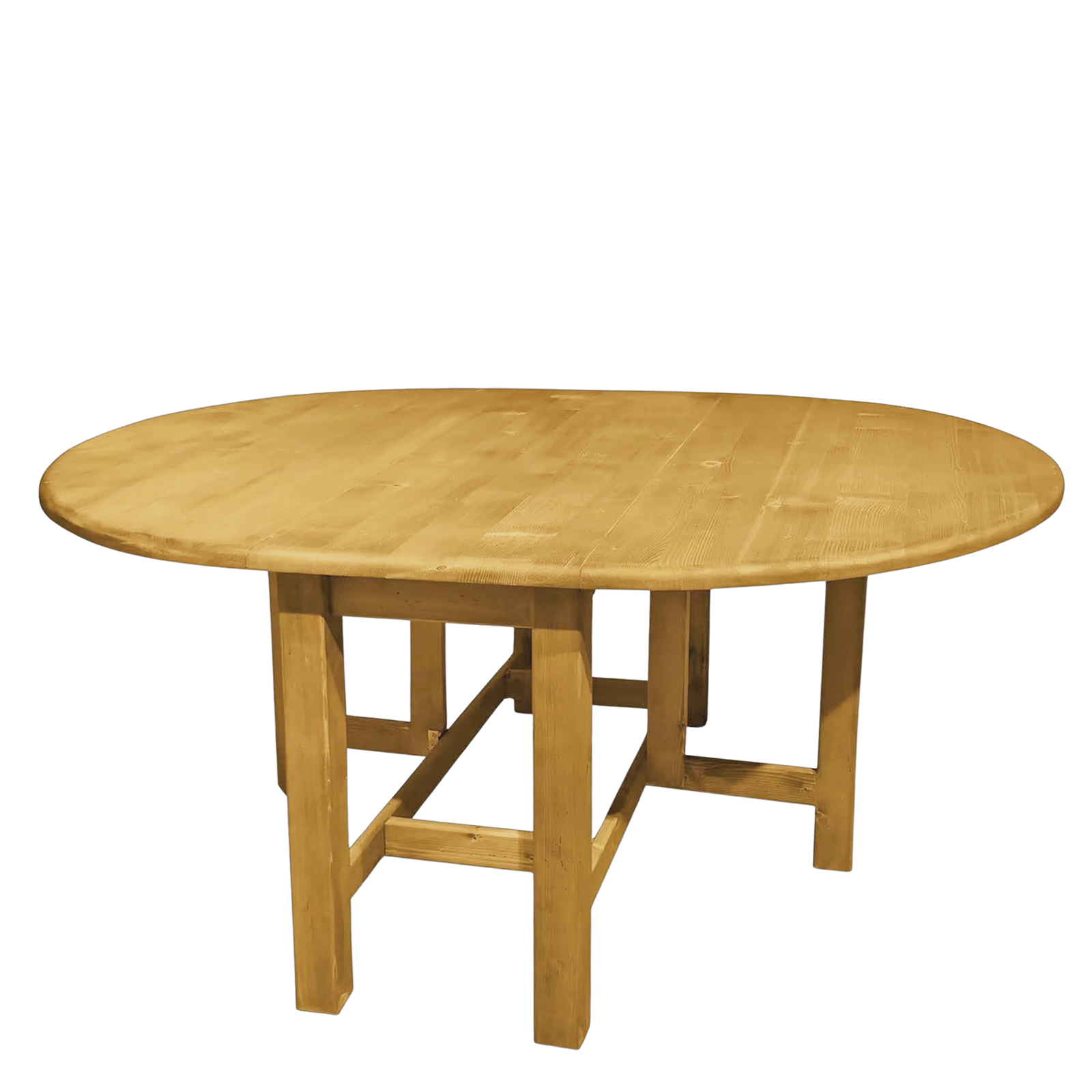 Table Pliante Ovale en Pin Massif Ciré 148 x 110 cm - meublespin.fr - Chamonix Table Pliante Ovale en Pin Massif Ciré 148 x 110 cm Chamonix meublespin.fr - mobilier et de décoration de style montagne ou chalet- meubles en pin, mobilier en bois massif de qualité, canapés convertibles - https://meublespin.fr