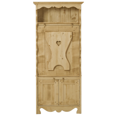 Table de Berger 2 portes en Pin Massif – Chamonix Collection meublespin.fr - mobilier et de décoration de style montagne ou chalet- meubles en pin, mobilier en bois massif de qualité, canapés convertibles - https://meublespin.fr