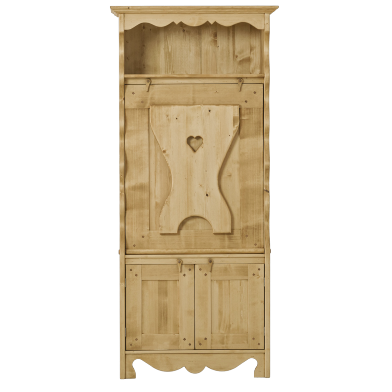 Table de Berger 2 portes en Pin Massif – Chamonix Collection meublespin.fr - mobilier et de décoration de style montagne ou chalet- meubles en pin, mobilier en bois massif de qualité, canapés convertibles - https://meublespin.fr