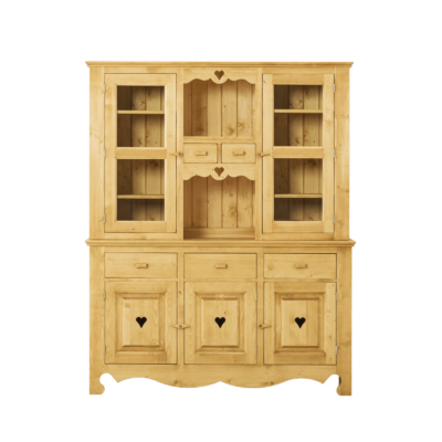 Vaisselier Chamonix 5 Portes et 5 Tiroirs en Pin Massif 160 cm - meublespin.fr - Chamonix Vaisselier Chamonix 5 Portes et 5 Tiroirs en Pin Massif 160 cm Chamonix meublespin.fr - mobilier et de décoration de style montagne ou chalet- meubles en pin, mobilier en bois massif de qualité, canapés convertibles - https://meublespin.fr