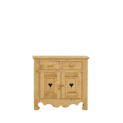 Buffet Bas Chamonix 2 Portes + 2 Tiroirs en Pin Massif 90 cm - meublespin.fr - Buffets & bahuts en bois massif Buffet Bas Chamonix 2 Portes + 2 Tiroirs en Pin Massif 90 cm Buffets & bahuts en bois massif meublespin.fr - mobilier et de décoration de style montagne ou chalet- meubles en pin, mobilier en bois massif de qualité, canapés convertibles - https://meublespin.fr