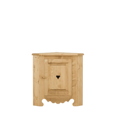 Meuble Angle bas Chamonix 1 Porte en Pin Massif Chamonix meublespin.fr - mobilier et de décoration de style montagne ou chalet- meubles en pin, mobilier en bois massif de qualité, canapés convertibles - https://meublespin.fr
