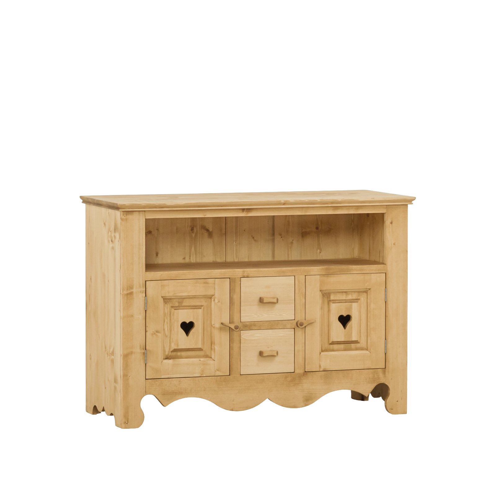 Meuble TV Chamonix 2 Portes et 2 Tiroirs en Pin Massif 120 cm - meublespin.fr - Chamonix Meuble TV Chamonix 2 Portes et 2 Tiroirs en Pin Massif 120 cm Chamonix meublespin.fr - mobilier et de décoration de style montagne ou chalet- meubles en pin, mobilier en bois massif de qualité, canapés convertibles - https://meublespin.fr