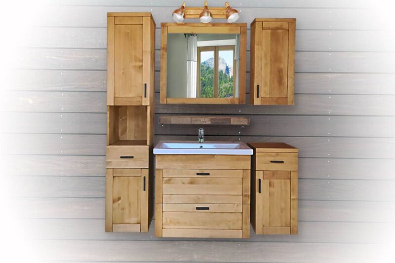Colonne de Salle de bain Style Contemporain Colonnes meublespin.fr - mobilier et de décoration de style montagne ou chalet- meubles en pin, mobilier en bois massif de qualité, canapés convertibles - https://meublespin.fr