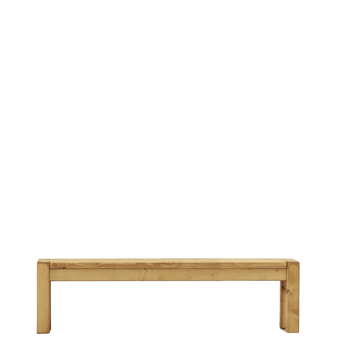 Banc D'angle En Pin Massif - Blanc Et Chêne 150x180 Cm - Avec étagère De Rangement Sous L'assise - 2