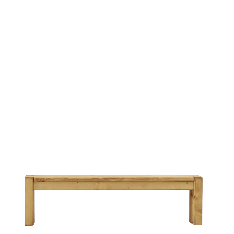 Banc Contemporain Morzine en Pin Massif 160 cm Bancs & Tabourets meublespin.fr - mobilier et de décoration de style montagne ou chalet- meubles en pin, mobilier en bois massif de qualité, canapés convertibles - https://meublespin.fr