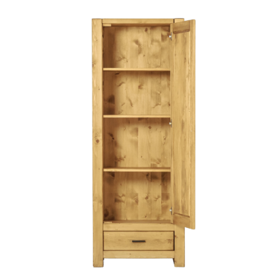 Bonnetière 1 Porte et 1 Tiroir Morzine en Pin Massif Armoires en bois massif meublespin.fr - mobilier et de décoration de style montagne ou chalet- meubles en pin, mobilier en bois massif de qualité, canapés convertibles - https://meublespin.fr