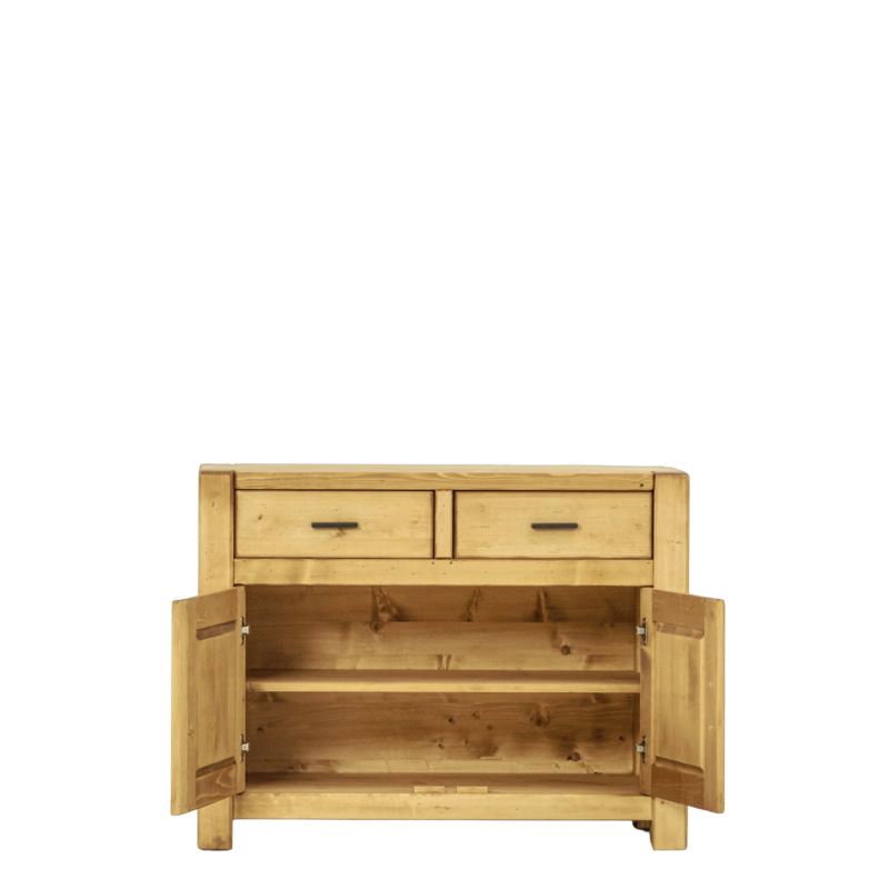 Buffet Bas Morzine 2 Portes et 2 Tiroirs en Pin Massif 110cm Buffets & bahuts en bois massif meublespin.fr - mobilier et de décoration de style montagne ou chalet- meubles en pin, mobilier en bois massif de qualité, canapés convertibles - https://meublespin.fr
