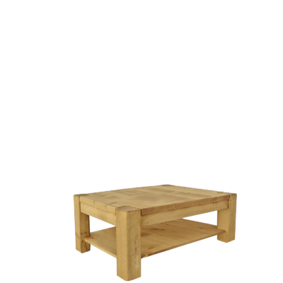 Table Basse Morzine en Pin Massif 100 x 50 cm Morzine meublespin.fr - mobilier et de décoration de style montagne ou chalet- meubles en pin, mobilier en bois massif de qualité, canapés convertibles - https://meublespin.fr