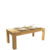 Table Contemporaine Morzine 200 x 90 cm en Pin Massif Morzine meublespin.fr - vente de mobilier et de décoration de style montagne ou chalet- vente de meubles en pin et canapés convertibles - https://meublespin.fr