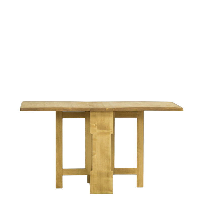 Table Pliante 140 x 80 cm en Pin Massif Ciré Chamonix meublespin.fr - mobilier et de décoration de style montagne ou chalet- meubles en pin, mobilier en bois massif de qualité, canapés convertibles - https://meublespin.fr