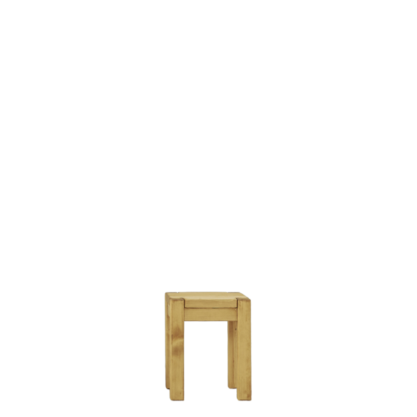 Tabouret carré contemporain en pin massif Morzine Bancs & Tabourets meublespin.fr - vente de mobilier et de décoration de style montagne ou chalet- vente de meubles en pin et canapés convertibles - https://meublespin.fr