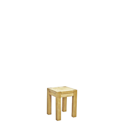 Tabouret carré contemporain en pin massif Morzine Morzine meublespin.fr - mobilier et de décoration de style montagne ou chalet- meubles en pin, mobilier en bois massif de qualité, canapés convertibles - https://meublespin.fr