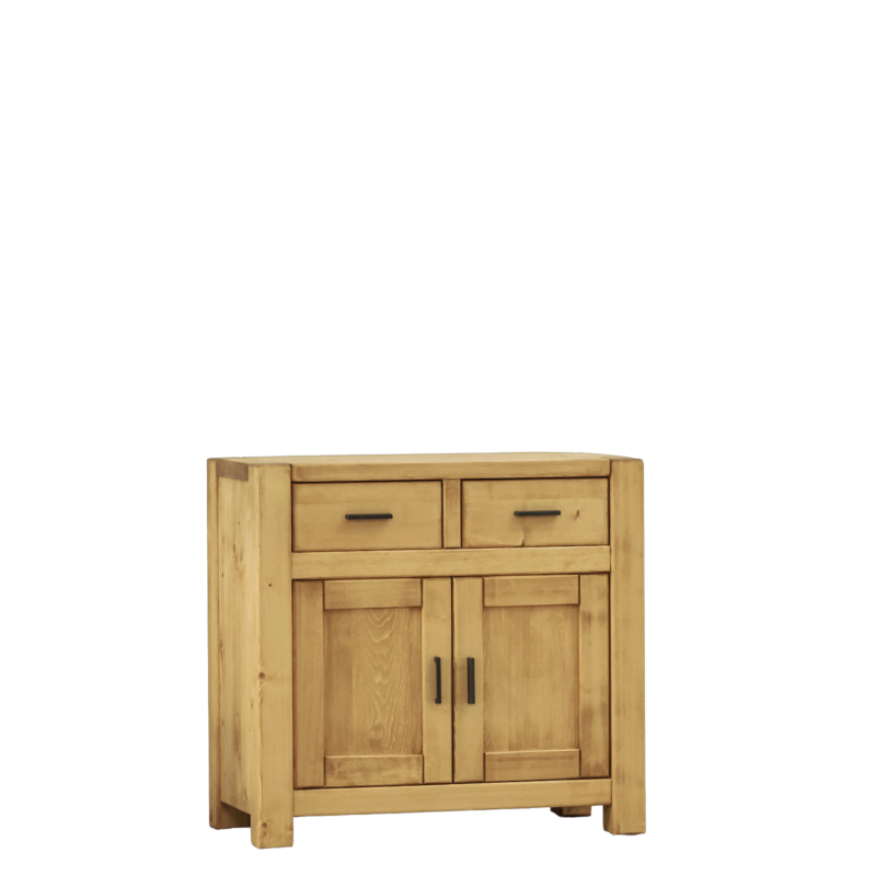 Buffet Bas Morzine 2 Portes + 2 Tiroirs en Pin Massif : 90cm Buffets & bahuts en bois massif meublespin.fr - mobilier et de décoration de style montagne ou chalet- meubles en pin, mobilier en bois massif de qualité, canapés convertibles - https://meublespin.fr