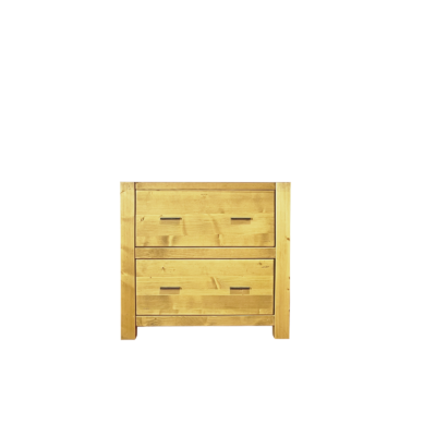 casserolier 90 cm 2 tiroirs MORZINE en Pin Massif Cuisine Morzine meublespin.fr - mobilier et de décoration de style montagne ou chalet- meubles en pin, mobilier en bois massif de qualité, canapés convertibles - https://meublespin.fr