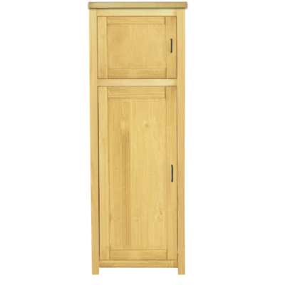COLONNE FRIGO 2 Portes MORZINE en Pin Massif Cuisine Morzine meublespin.fr - mobilier et de décoration de style montagne ou chalet- meubles en pin, mobilier en bois massif de qualité, canapés convertibles - https://meublespin.fr