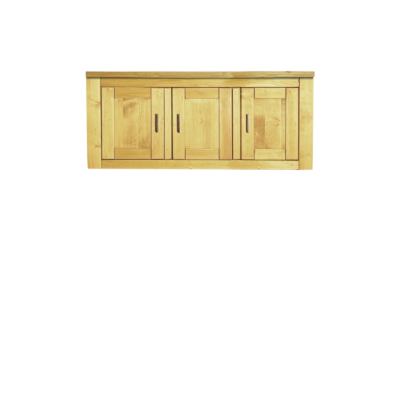 élément haut 120 cm 3 Portes H63 cm MORZINE en Pin Massif Cuisine Morzine meublespin.fr - mobilier et de décoration de style montagne ou chalet- meubles en pin, mobilier en bois massif de qualité, canapés convertibles - https://meublespin.fr