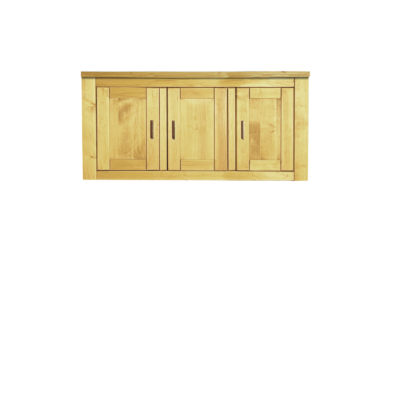 élément haut 120 cm 3 Portes H70 cm MORZINE en Pin Massif Cuisine Morzine meublespin.fr - mobilier et de décoration de style montagne ou chalet- meubles en pin, mobilier en bois massif de qualité, canapés convertibles - https://meublespin.fr