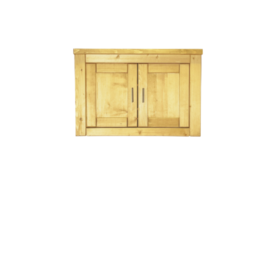 élément haut 90 cm 2 Portes H63 cm MORZINE en Pin Massif Cuisine Morzine meublespin.fr - mobilier et de décoration de style montagne ou chalet- meubles en pin, mobilier en bois massif de qualité, canapés convertibles - https://meublespin.fr
