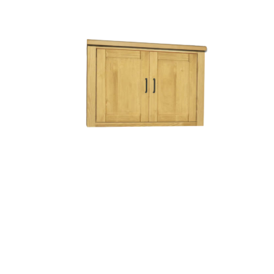 meublespin - tra-Cadh9 - élément haut 100 cm 2 Portes H63 cm MORZINE en Pin Massif-1