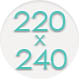 220 x 240