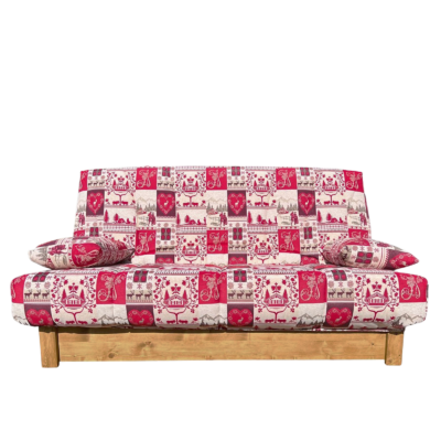 Clic-Clac Audrey 130 x 190 cm – Tissu au Choix - meublespin.fr - Canapés Clic-Clac Montagne Clic-Clac Audrey 130 x 190 cm – Tissu au Choix Canapés Clic-Clac Montagne meublespin.fr - mobilier et de décoration de style montagne ou chalet- meubles en pin, mobilier en bois massif de qualité, canapés convertibles - https://meublespin.fr