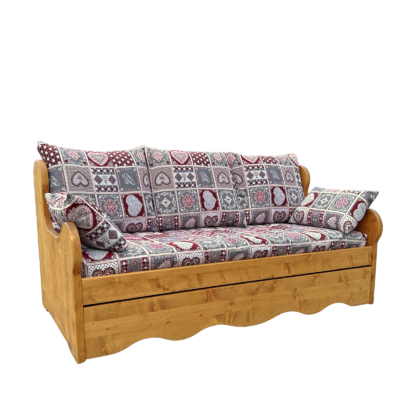 Canapé Montagne Gigogne en Pin Massif (Fabrication Française) –  Archamps Envers Canapés Gigognes en Bois Massif meublespin.fr - mobilier et de décoration de style montagne ou chalet- meubles en pin, mobilier en bois massif de qualité, canapés convertibles - https://meublespin.fr