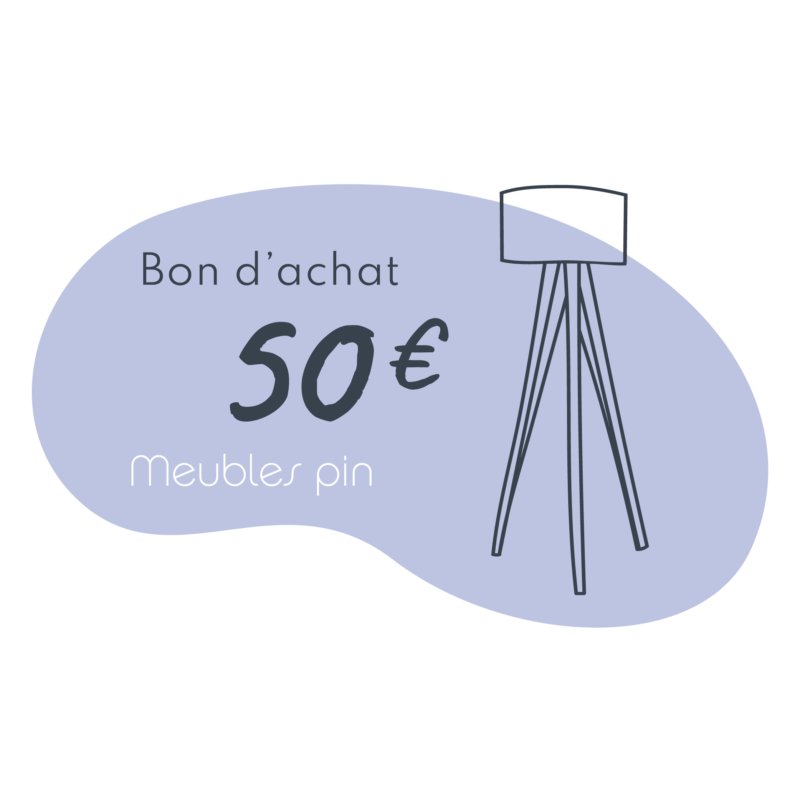 Bon d’achat de 50€  - meublespin.fr -  Bons d'achats Bon d’achat de 50€ Bons d'achats meublespin.fr - mobilier et de décoration de style montagne ou chalet- meubles en pin, mobilier en bois massif de qualité, canapés convertibles - https://meublespin.fr