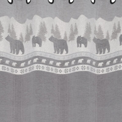 Rideau à œillets Canada gris Les Rideaux meublespin.fr - mobilier et de décoration de style montagne ou chalet- meubles en pin, mobilier en bois massif de qualité, canapés convertibles - https://meublespin.fr