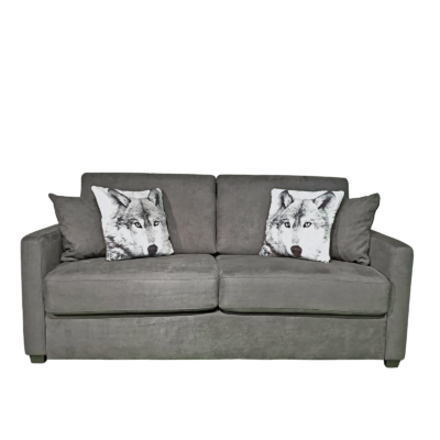 Canapé FIXE 2 places 166 cm – MENUIRES Canapés fixes meublespin.fr - mobilier et de décoration de style montagne ou chalet- meubles en pin, mobilier en bois massif de qualité, canapés convertibles - https://meublespin.fr