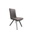 Lot de 2 chaises Design grise anthracite: Courchevel Chaises meublespin.fr - vente de mobilier et de décoration de style montagne ou chalet- vente de meubles en pin et canapés convertibles - https://meublespin.fr