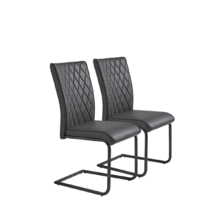 Lot: 2 Chaises Design Grise Anthracite: Valmorel Chaises en pin massif & chaises design meublespin.fr - vente de mobilier et de décoration de style montagne ou chalet- vente de meubles en pin et canapés convertibles - https://meublespin.fr