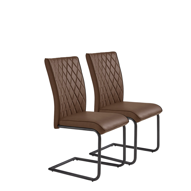 Lot: 2 Chaises Design Marron: Valmorel Chaises en pin massif & chaises design meublespin.fr - mobilier et de décoration de style montagne ou chalet- meubles en pin, mobilier en bois massif de qualité, canapés convertibles - https://meublespin.fr