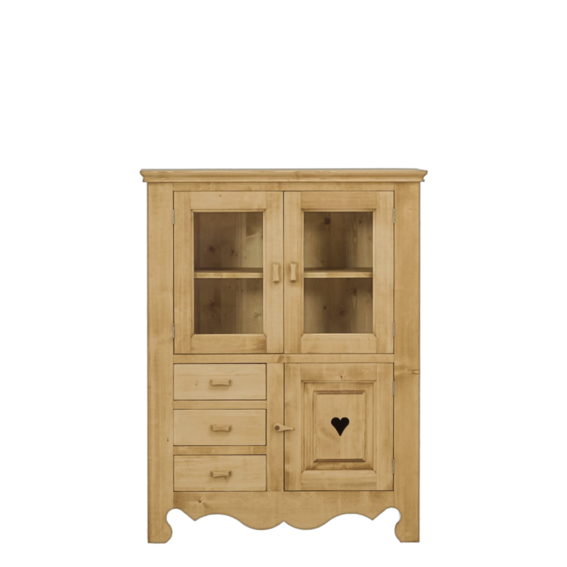 Bahut Chamonix 3Portes + 3Tiroirs en Pin Massif Chamonix meublespin.fr - mobilier et de décoration de style montagne ou chalet- meubles en pin, mobilier en bois massif de qualité, canapés convertibles - https://meublespin.fr