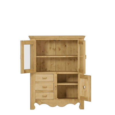 Bahut Chamonix 3Portes + 3Tiroirs en Pin Massif Chamonix meublespin.fr - mobilier et de décoration de style montagne ou chalet- meubles en pin, mobilier en bois massif de qualité, canapés convertibles - https://meublespin.fr