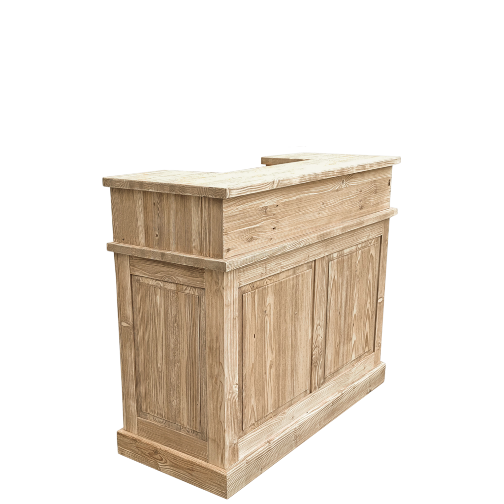 Bar en Bois Recyclé | Livraison Rapide | meublespin.fr