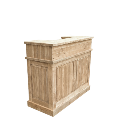 Bar en Bois Massif Brossé Bars meublespin.fr - mobilier et de décoration de style montagne ou chalet- meubles en pin, mobilier en bois massif de qualité, canapés convertibles - https://meublespin.fr