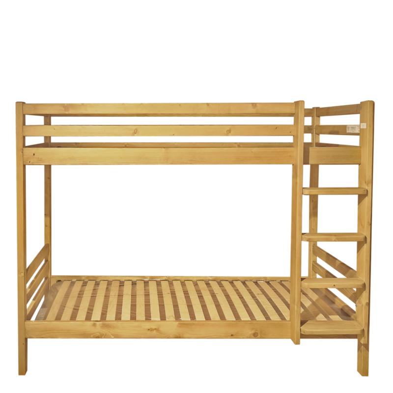 Lit Superposé en Pin Massif VAL THORENS 70 x 190 cm Chamonix meublespin.fr - mobilier et de décoration de style montagne ou chalet- meubles en pin, mobilier en bois massif de qualité, canapés convertibles - https://meublespin.fr